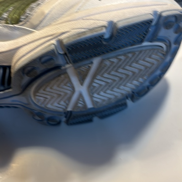 Adidas Climacool athletic shoes white with grey, blue and green size 6 - Picture 9 of 11